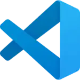 Logo for Microsoft Visual Studio Code